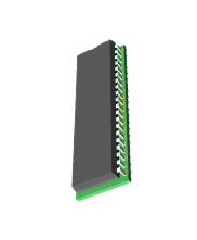 PIC16F877A-IP-3d