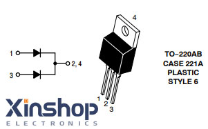 MBR20200CTG-pinout-xinshop