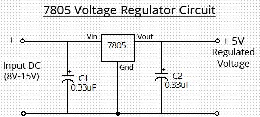 LM7805 CIRCUIT